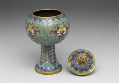 图片[2]-Copper box in cloisonne enamels, Qing dynasty (1644-1911)-China Archive